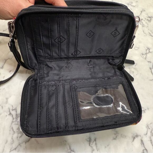 Vera Bradley mini Vivian crossbody RFID Colorful Floral Women's Bag - Picture 8 of 10